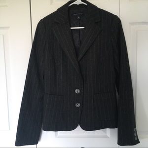 Banana Republic Charcoal Gray Blazer Size 6